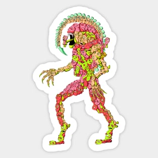 Xenomorph Bear Alien Sticker